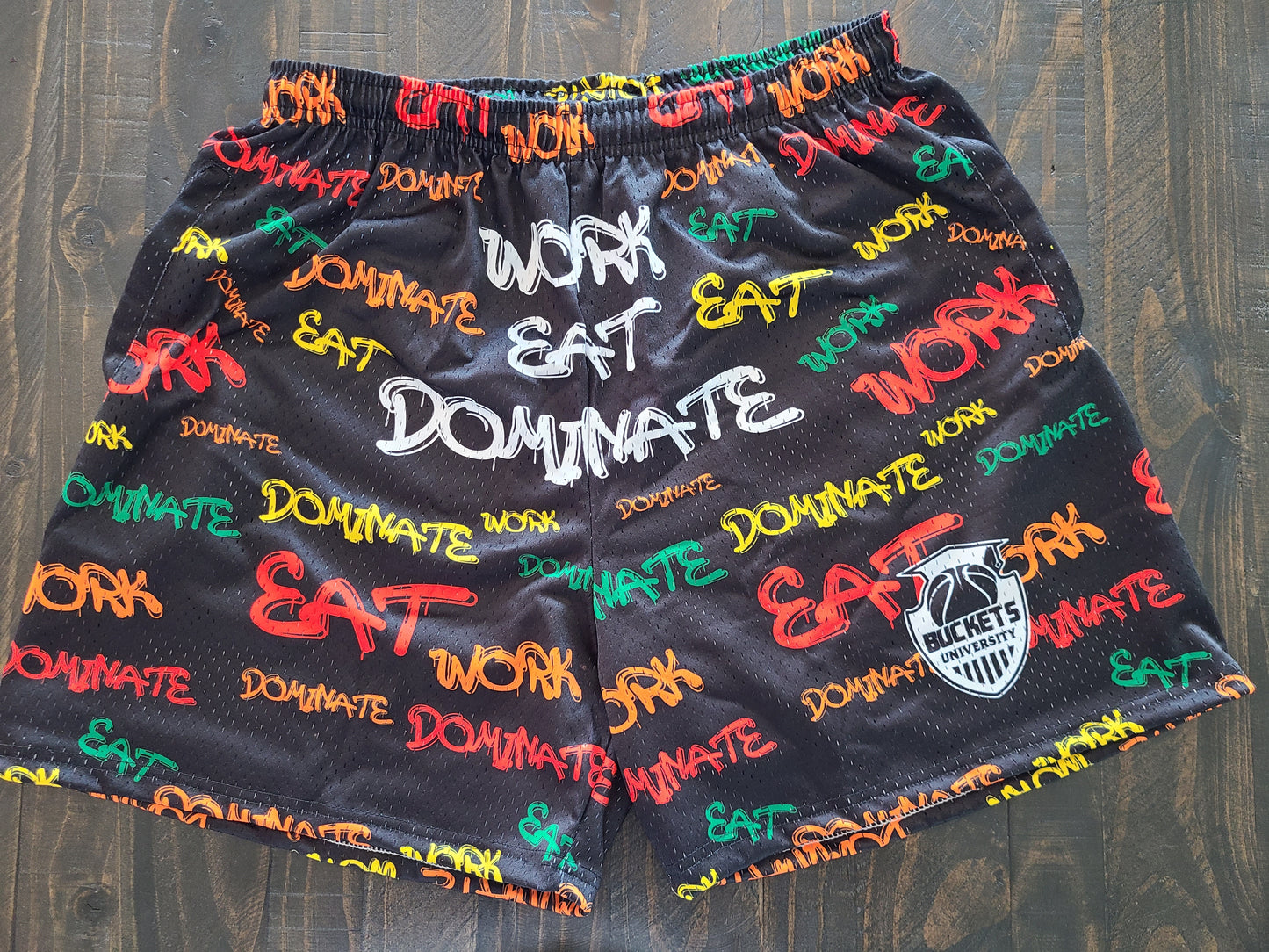 Work Eat Dominate Signature Short