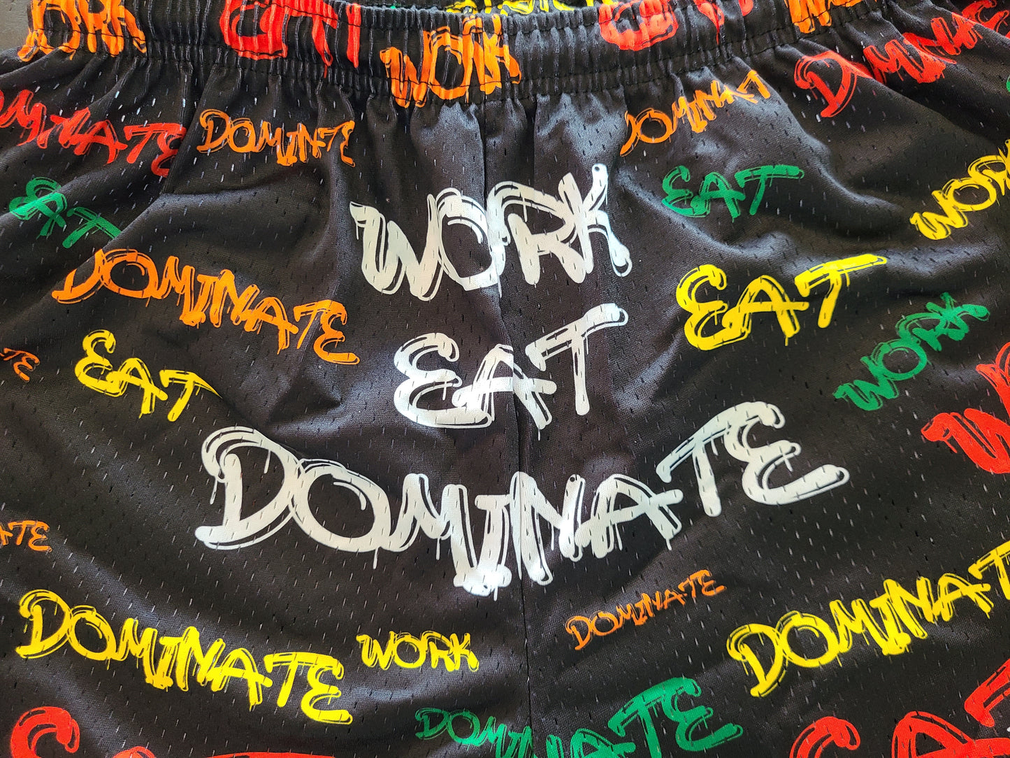 Work Eat Dominate Signature Short